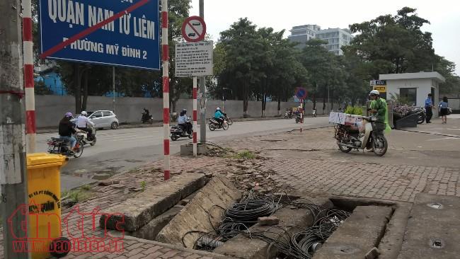 Miệng hầm công trình ngầm như 'bẫy' người đi đường ảnh 5